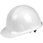 Hard hat for head protection on construction sites