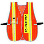 Safety vest for construction and industrial protection