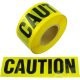 High-visibility caution tape for safety marking