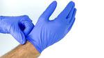 Nitrile gloves for chemical and puncture protection