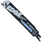 Bosch RECM9X2 five-piece set of 9-inch reciprocating saw blades with 14/18 teeth per inch, designed specifically for cutting medium metal materials.