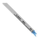 Bosch Power Tools RM918B reciprocating saw blade, 9 inches long with 18 teeth per inch, made of bi-metal, designed for cutting metal materials.