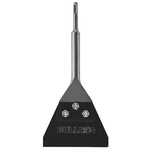 Bosch HS1418 5 inch by 11 inch SDS-plus® Bulldog™ floor scraper, designed for efficient removal of tile, adhesives, and other flooring materials.