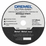 Dremel US540-01 Ultra-Saw 3.5-inch tile diamond blade in white, designed for cutting tile and other hard materials with precision.
