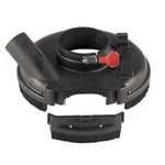 Bosch 18SG-7 8-inch dust extraction attachment for surface grinding, designed to minimize dust and improve visibility during grinding operations.