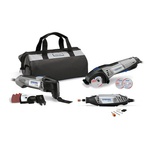 Dremel Ultimate 3-tool combo kit, including 15 accessories and a soft case, designed for versatile DIY projects and crafts.