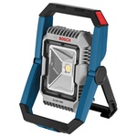 Bosch GLI18V-1900N 18V LED floodlight, presented as a bare tool without battery or charger, designed to provide bright illumination for various work environments.