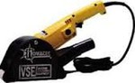 Angle grinder, a handheld power tool designed for grinding, cutting, and polishing various materials, featuring a rotating disc and ergonomic handle.
